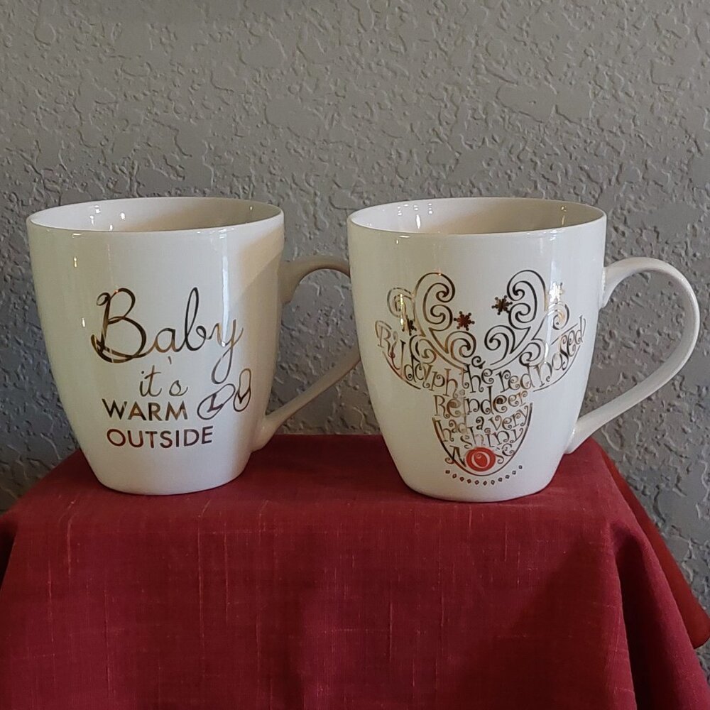 Pfaltzgraff Set of 2Holiday Mugs